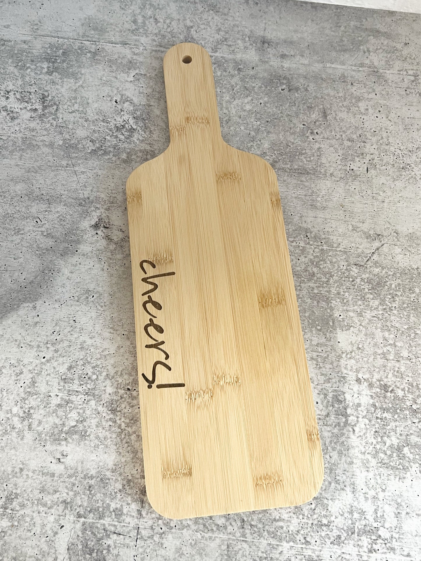 Bamboo CUSTOM Flight Board | Small Charcuterie Board