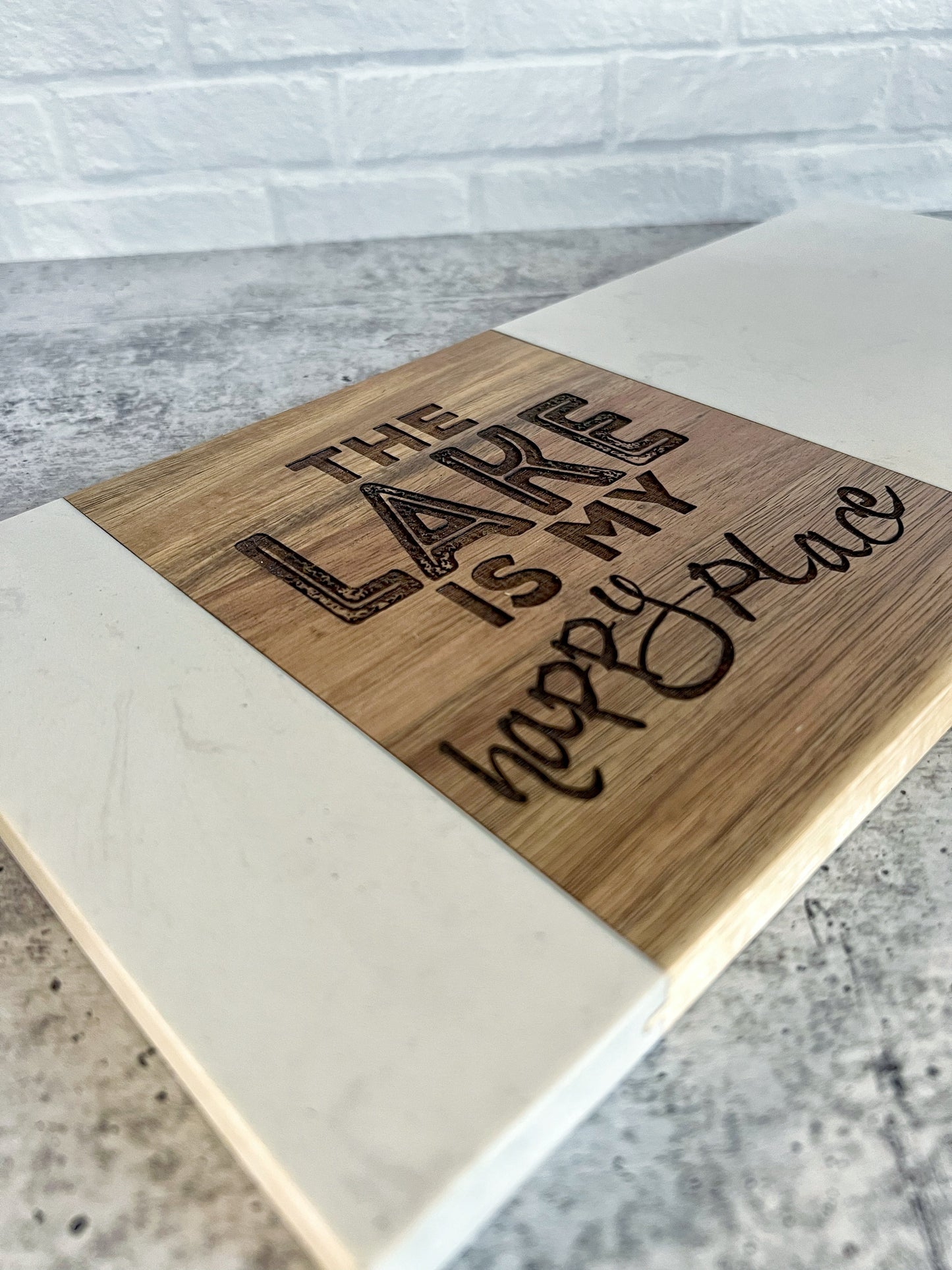 Wood & Marble Charcuterie Board