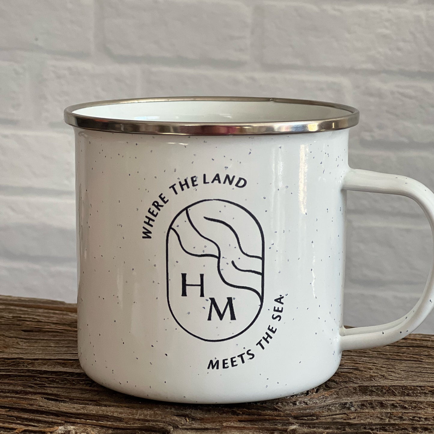 Custom Enamel Campfire Mug