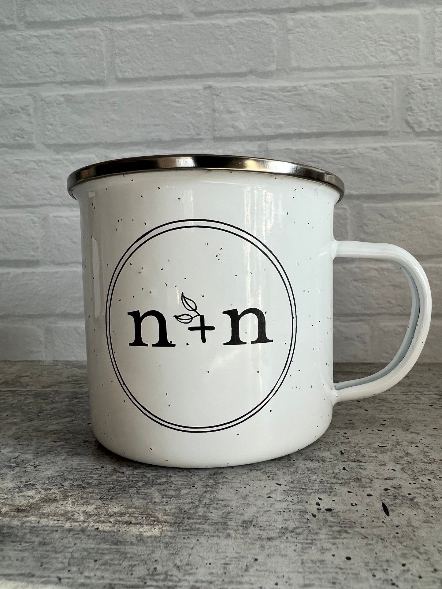 Custom Enamel Campfire Mug