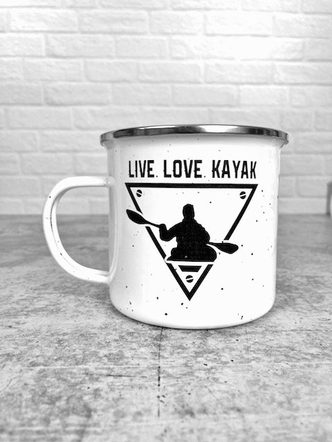 Custom Enamel Campfire Mug