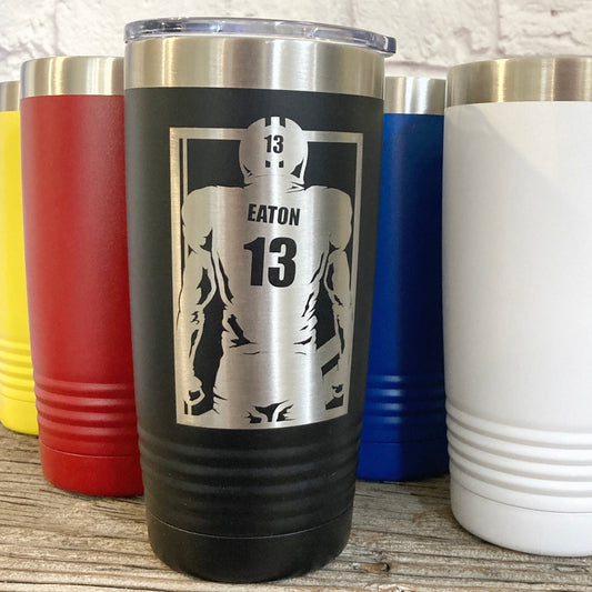 Football Player Mug CUSTOMIZED with your player's info