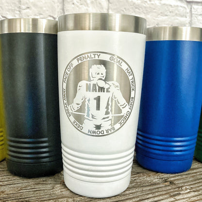 Girl Hockey Player || Hockey w/Pony Tail Mug CUSTOMIZED with your player's info